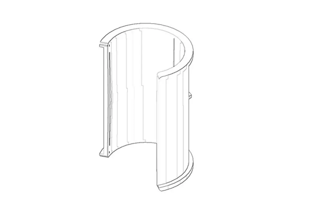 DORNBRACHT Halter für Handbrause ERSATZTEILE 091840078 D. 27,5 x 40,5 mm, 09184007890 Galeriebild 1